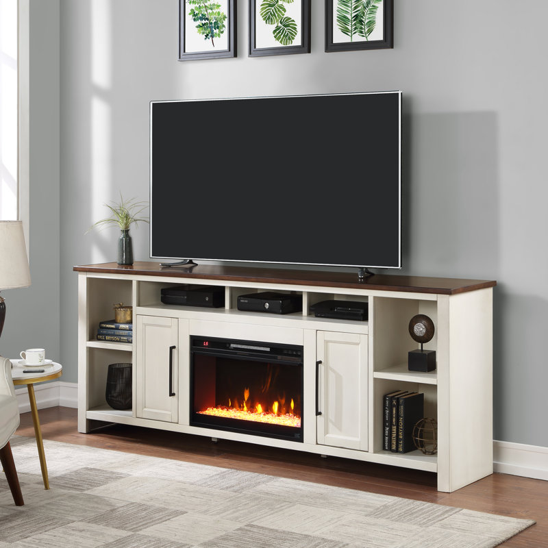 Three Posts™ Cayuta TV Stand for TVs up to 88" with Fireplace Included